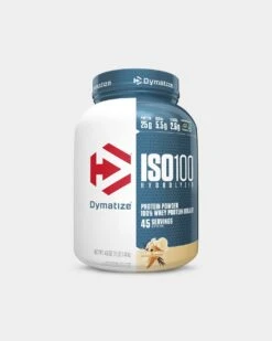Dymatize ISO100 Hydrolyzed Whey Protein Isolate 41 Dymatize ISO100 Hydrolyzed Whey Protein Isolate -Never backdown 3lb Van DYM1930108 6721 grey