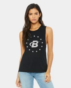 Bodybuilding.com Women's United Muscle Tank -Never backdown BBCOM6310038 grey