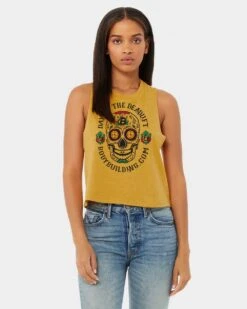 Bodybuilding.com Clothing Deadlift Cropped Muscle Tank