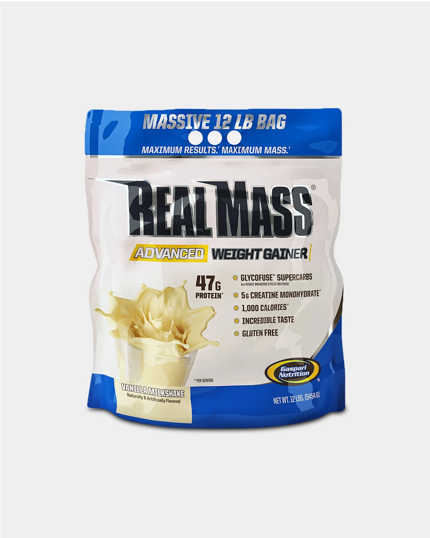 Gaspari Nutrition Real Mass Weight Gainer 4 Gaspari Nutrition Real Mass Weight Gainer - Image 2