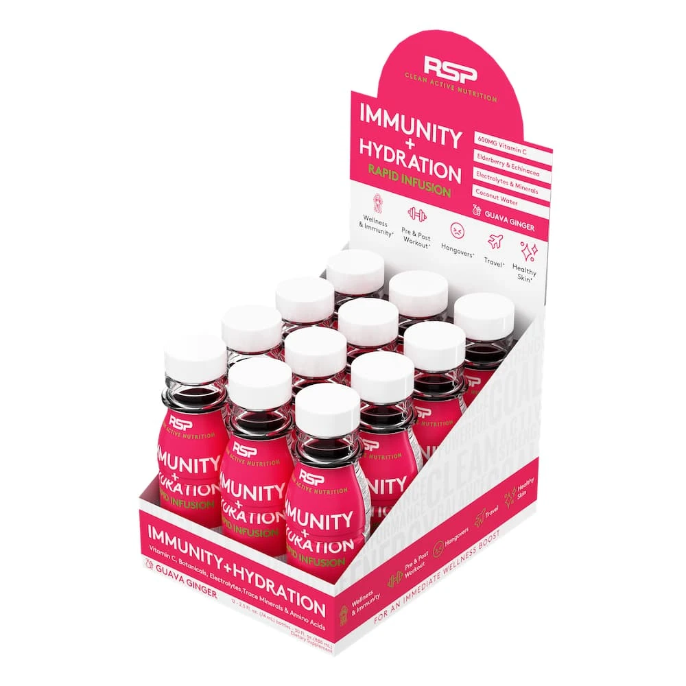 RSP Nutrition Immunity + Hydration Shots, Rapid Infusion. On-The-Go, 12 Pack 4 RSP Nutrition Immunity + Hydration Shots, Rapid Infusion. On-The-Go, 12 Pack - Image 2