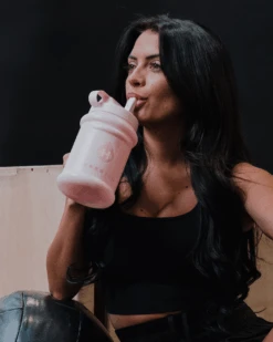 HydroJug Mini -Never backdown Hydro Jug Mini Pink Sand32oz altimage1