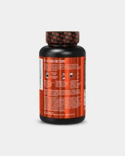 Jacked Factory Burn XT Thermogenic Fat Burner -Never backdown Jacked Factory Burn XT 60 back grey
