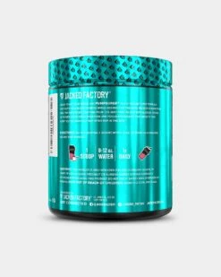 Jacked Factory Pump Surge Stim-Free Pre-Workout -Never backdown Jacked Factory Pump Surge Watermelon20 back grey