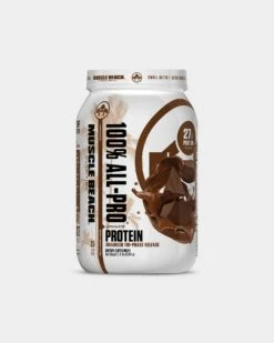 Muscle Beach Nutrition 100% All Pro Protein Powder 9 Muscle Beach Nutrition 100% All Pro Protein Powder -Never backdown MBN6250038 grey