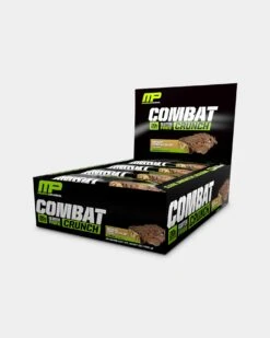 MusclePharm Combat Crunch Protein Bar -Never backdown MPHARM2600002 grey