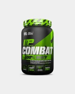 MusclePharm Combat 100% Whey Protein -Never backdown MPHARM4180030 grey