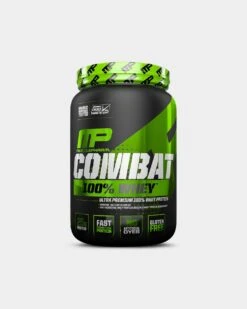 MusclePharm Combat 100% Whey Protein -Never backdown MPHARM4180033 grey
