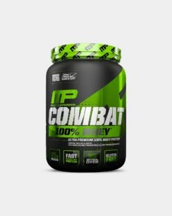 MusclePharm Combat 100% Whey Protein -Never backdown MPHARM4180035 grey