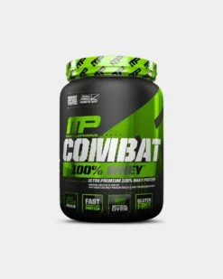 MusclePharm Combat 100% Whey Protein -Never backdown MPHARM4180037 grey