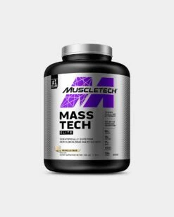 MuscleTech Mass-Tech Elite Weight Gainer 9 MuscleTech Mass-Tech Elite Weight Gainer -Never backdown MT1050126 grey