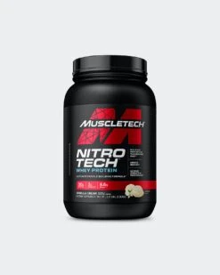 MuscleTech Nitro-Tech Protein -Never backdown MT1130258 MT Nitro VC 2p2lb grey