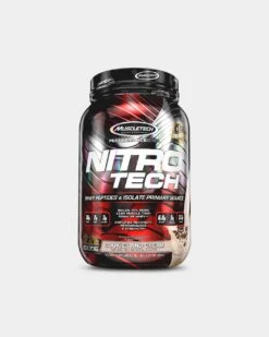 MuscleTech Nitro-Tech Protein -Never backdown MT1130264 grey