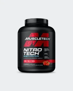 MuscleTech Nitro-Tech Protein -Never backdown MT1130270 MT Nitrotech ST 4lb grey