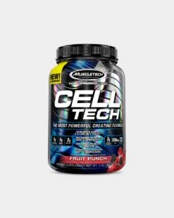 MuscleTech Cell-Tech Creatine + Carbs -Never backdown MT1190182 grey