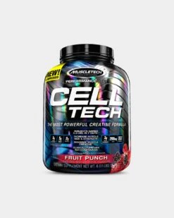 MuscleTech Cell-Tech Creatine + Carbs -Never backdown MT1190186 grey