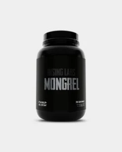 Rising Labs Mongrel Protein Powder 7 Rising Labs Mongrel Protein Powder -Never backdown Mongrel Fried Ice Cream Front 21 10 21 grey