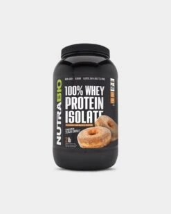 NutraBio 100% Whey Protein Isolate -Never backdown NUTRA5650002 grey