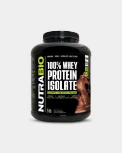 NutraBio 100% Whey Protein Isolate -Never backdown NUTRA6120007 grey