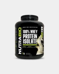 NutraBio 100% Whey Protein Isolate -Never backdown NUTRA6120008 grey