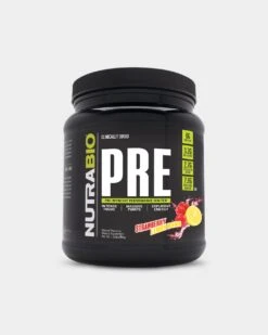 NutraBio PRE Pre-Workout -Never backdown NUTRAB5820017 grey