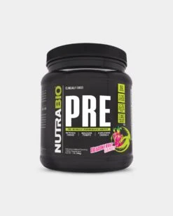 NutraBio PRE Pre-Workout -Never backdown NUTRAB5830066 grey