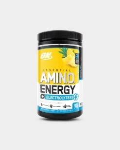 Optimum Nutrition Essential AmiN.O. Energy + Electrolytes -Never backdown OPT5430080 grey