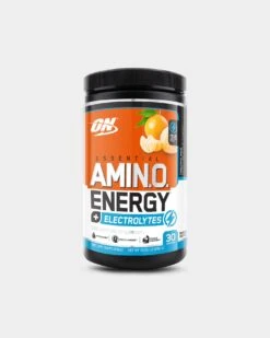 Optimum Nutrition Essential AmiN.O. Energy + Electrolytes -Never backdown OPT5430082 grey