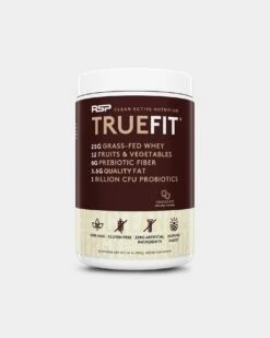 RSP Nutrition TrueFit Grass-Fed Protein -Never backdown RSP5430065 grey