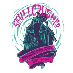 Bodybuilding.com Clothing Skullcrusher Tee 10 Bodybuilding.com Clothing Skullcrusher Tee -Never backdown Skullcrusher white Graphic 10 20 21