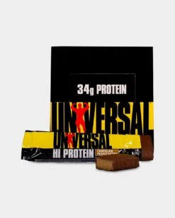 Universal Nutrition Hi Protein Bars -Never backdown UNIV142 grey