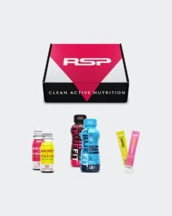RSP Nutrition Premium Sampler Box -Never backdown box 20with 20products grey