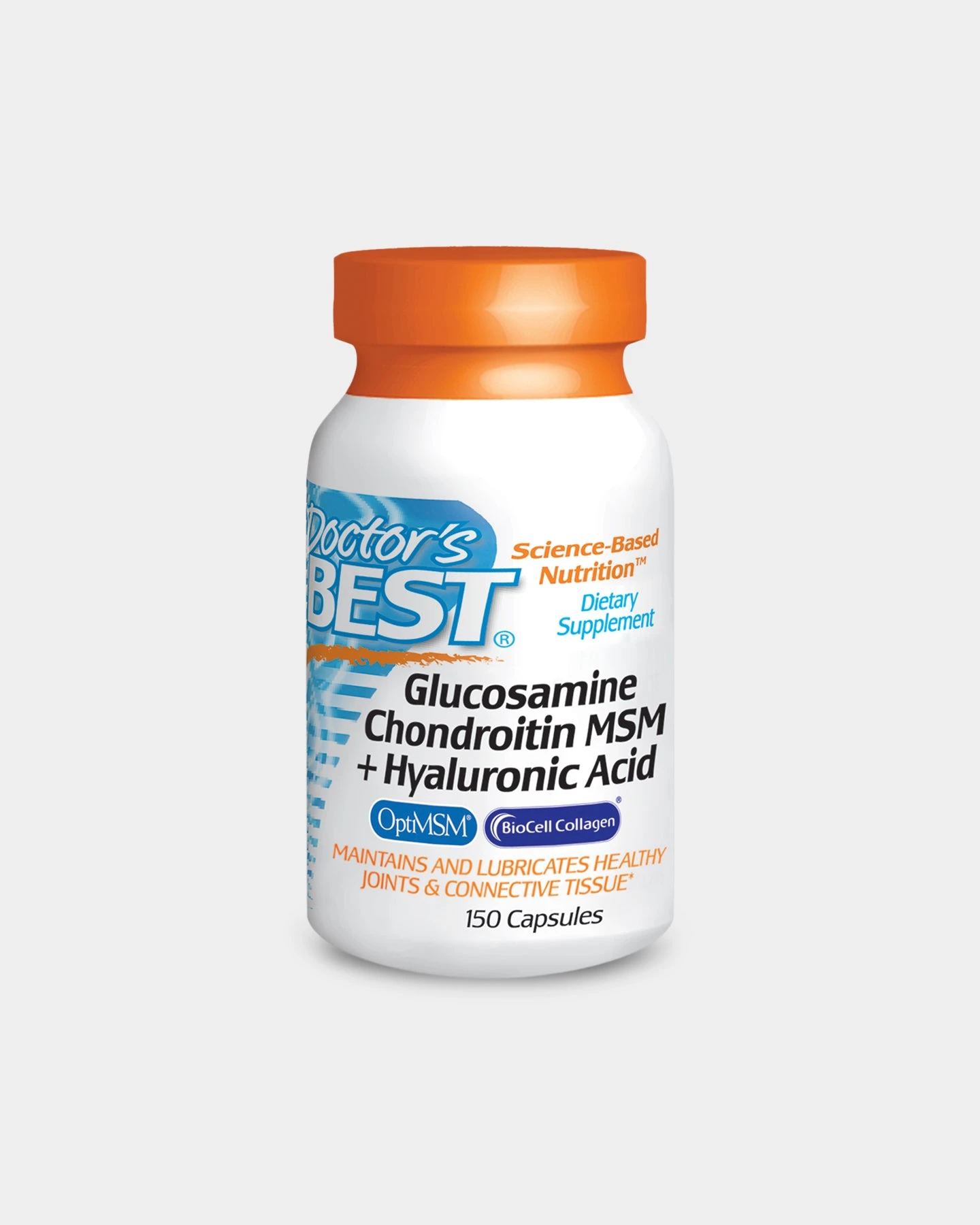 Doctor's Best Glucosamine Chondroitin MSM + Hyaluronic Acid
