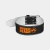 Muscle Beach Nutrition Muscle Beach Leather Weightlifting Belt -Never backdown prod5630036 grey
